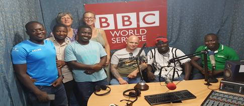 Interview op BBC World Radio in Ghana